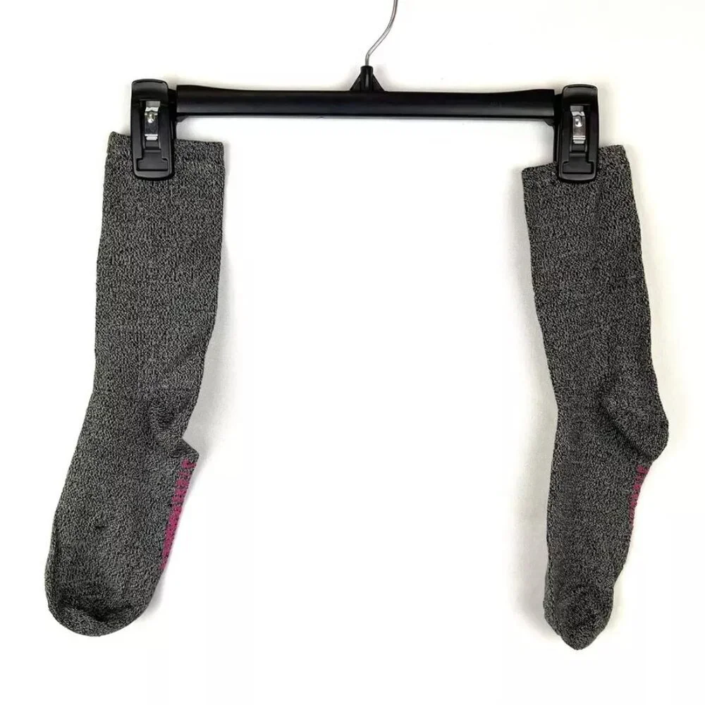 Steve Madden Women’s 3 Pack Crew Socks, Grey, Black, Pink Size 5-10